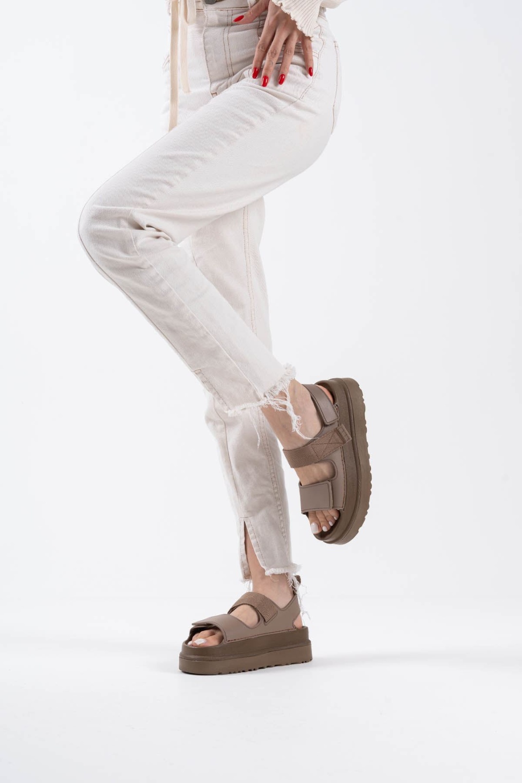 Zeta Kahverengi Kadın Sandalet