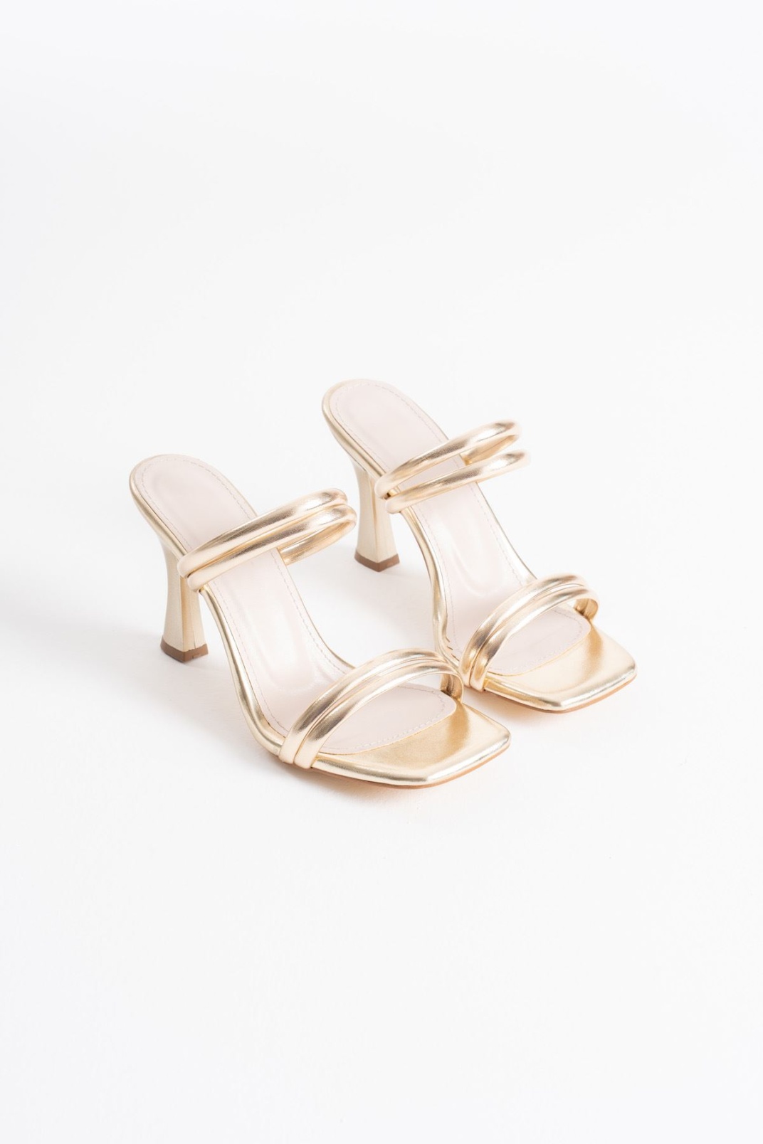 Petra Kadın Altın Topuklu Terlik