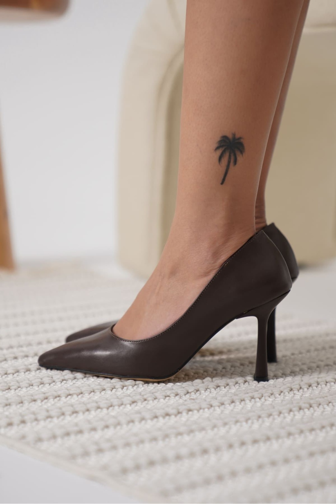 Zelena Kadın Acı Kahve Stiletto