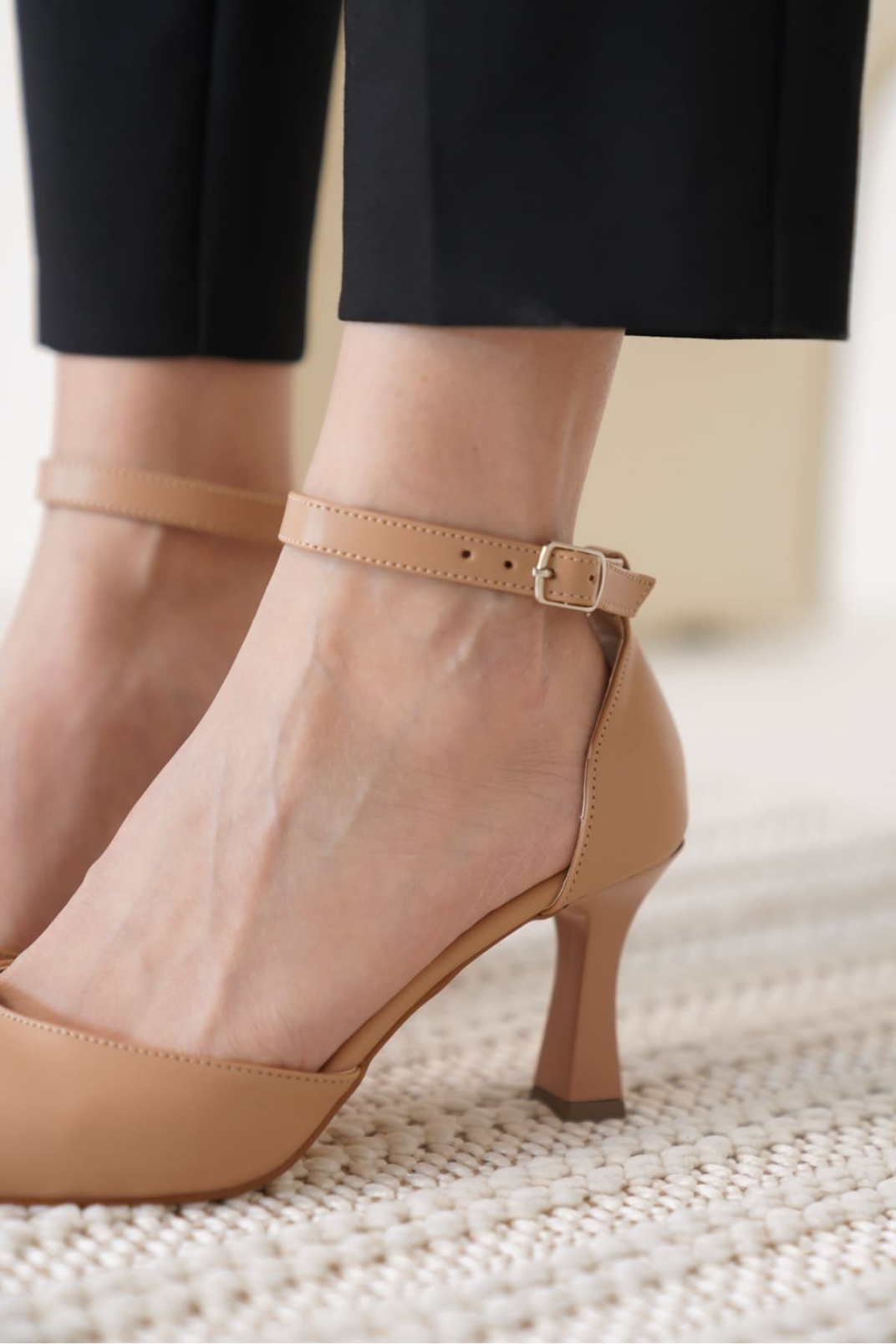 Clara Kadın Nude Topuklu Ayakkabı