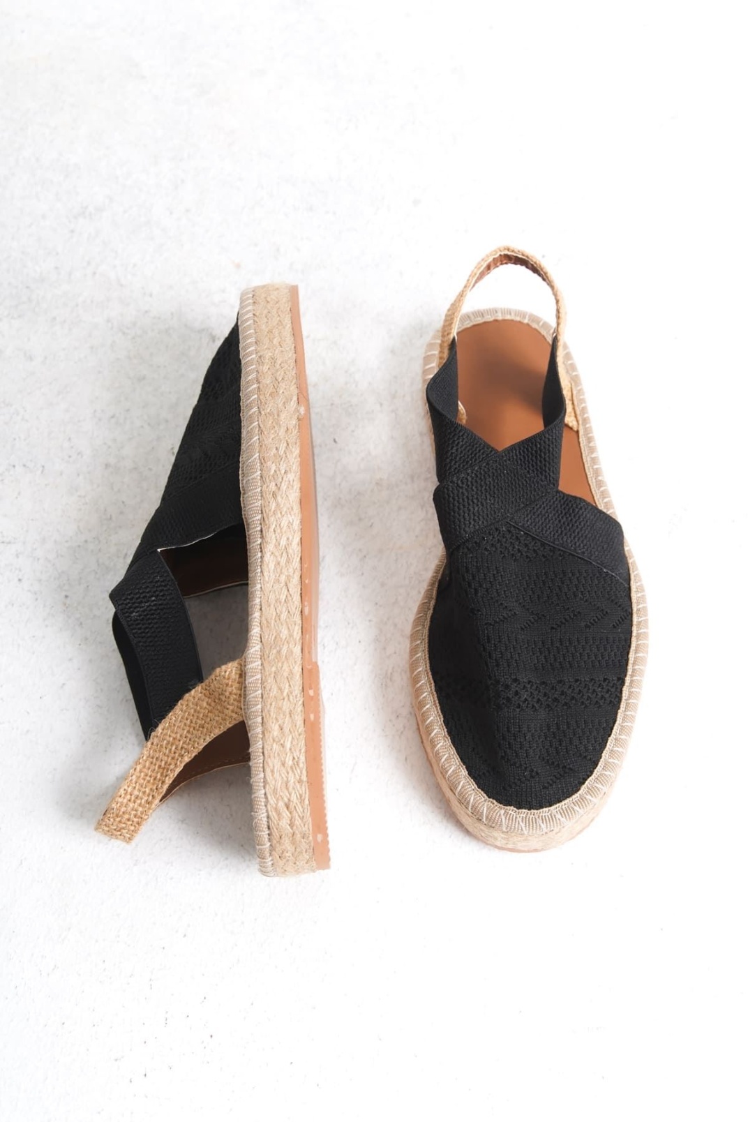 Rosa Kadın Siyah Espadril Ayakkabı