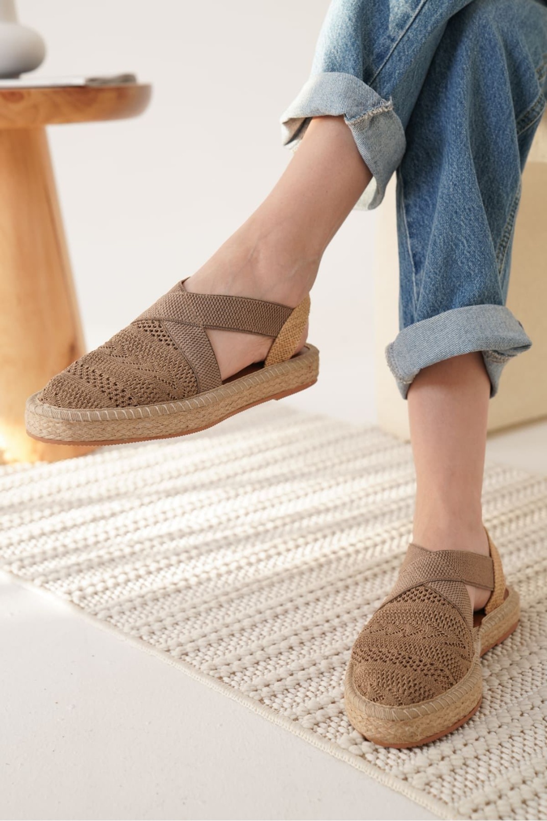 Rosa Kadın Vizon Espadril Ayakkabı