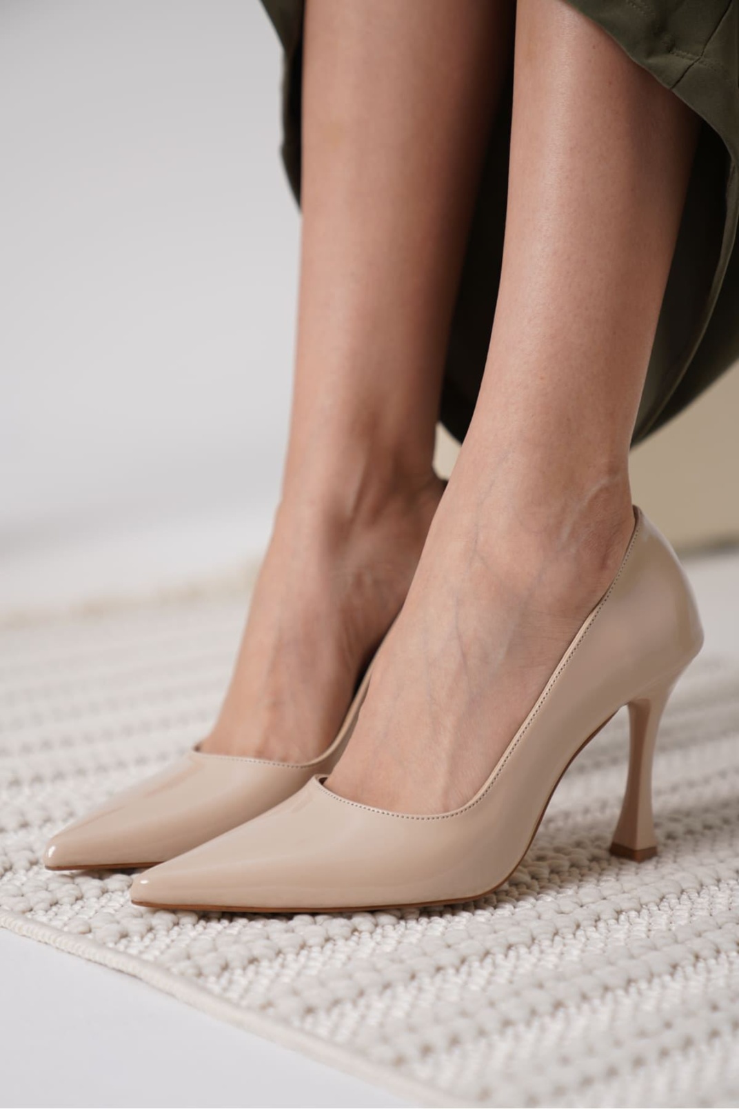 Blade Nude Rugan Kadın Stiletto