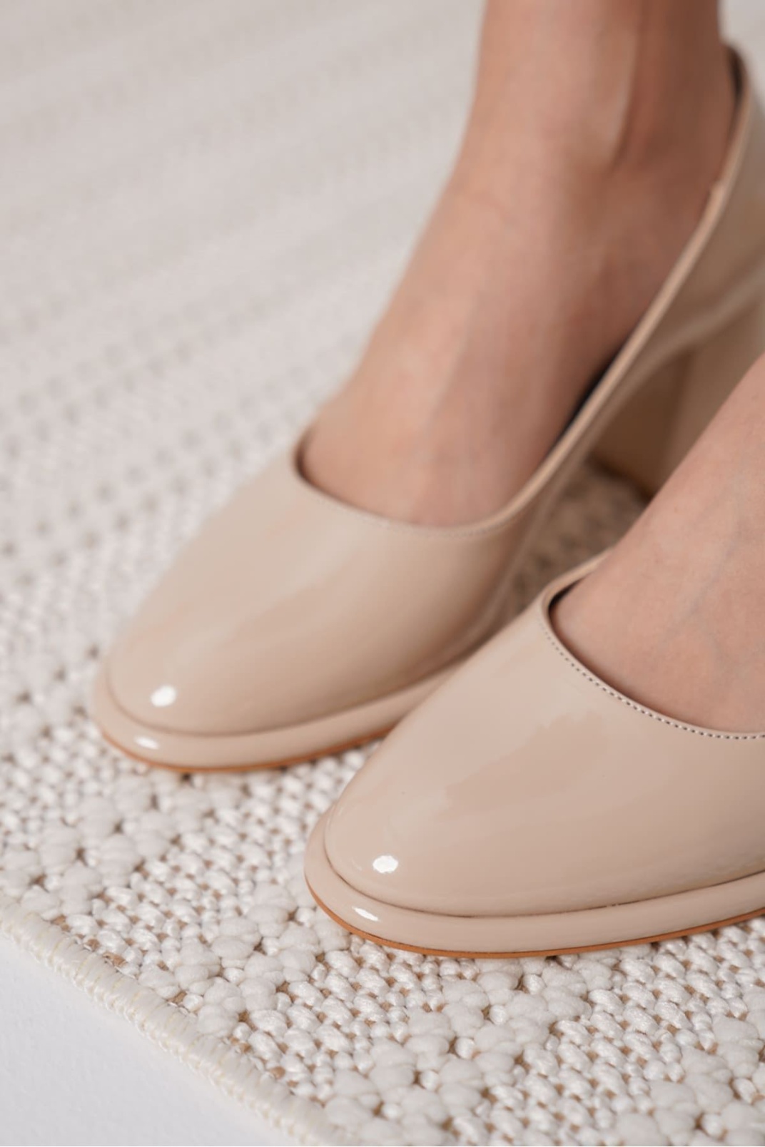 Candie Nude Rugan Kadın Stiletto