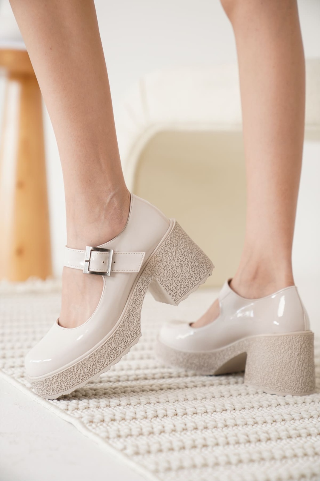 Helen Kadın Bej Rugan Günlük Ayakkabı