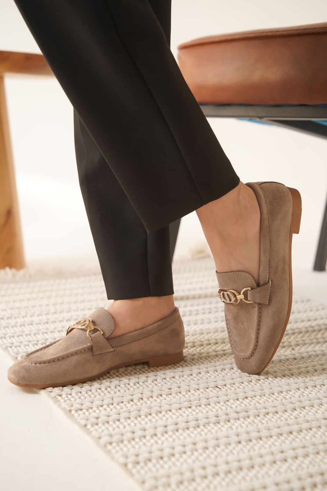 Hera Kadın Süet Vizon Günlük Ayakkabı