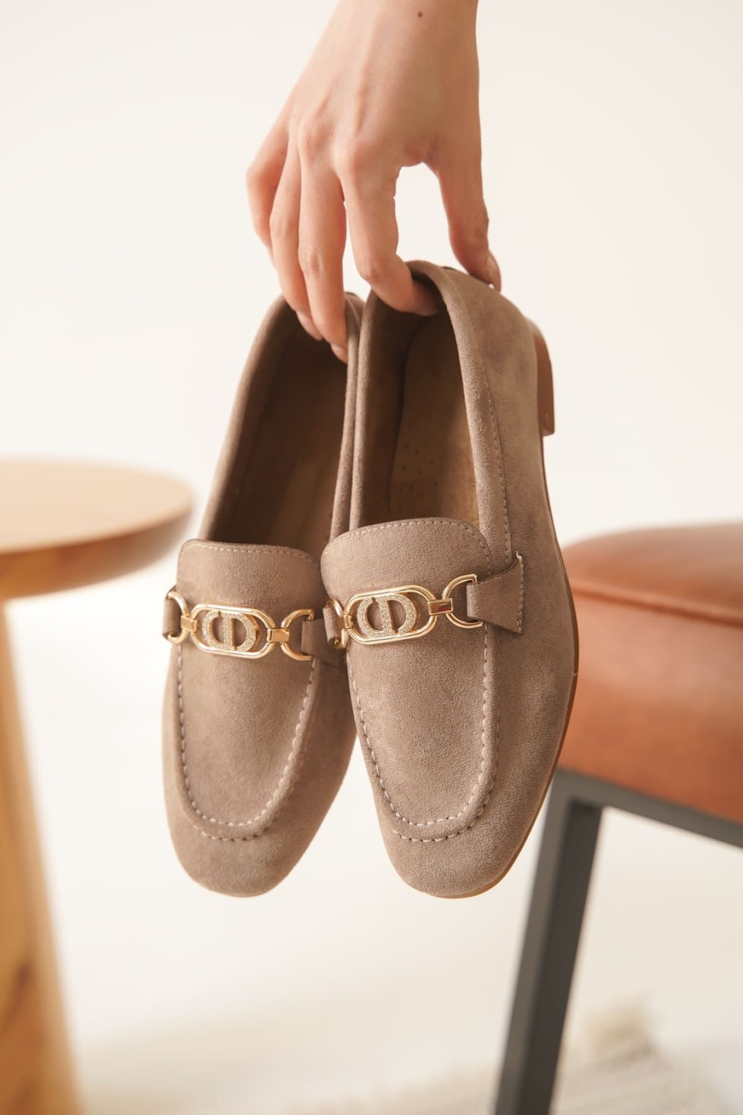 Hera Kadın Süet Vizon Günlük Ayakkabı