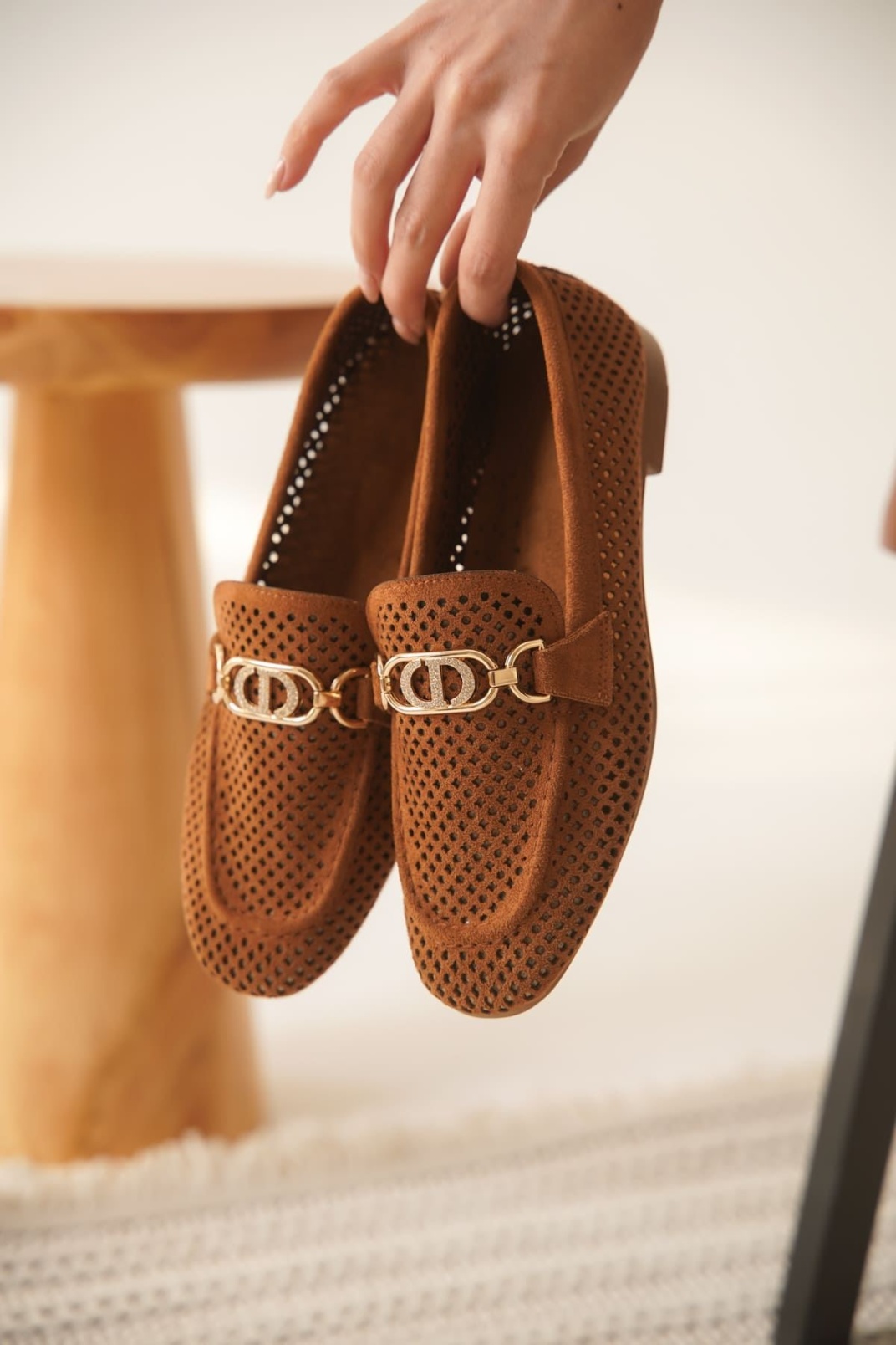 Sally Kadın Süet Taba Günlük Ayakkabı