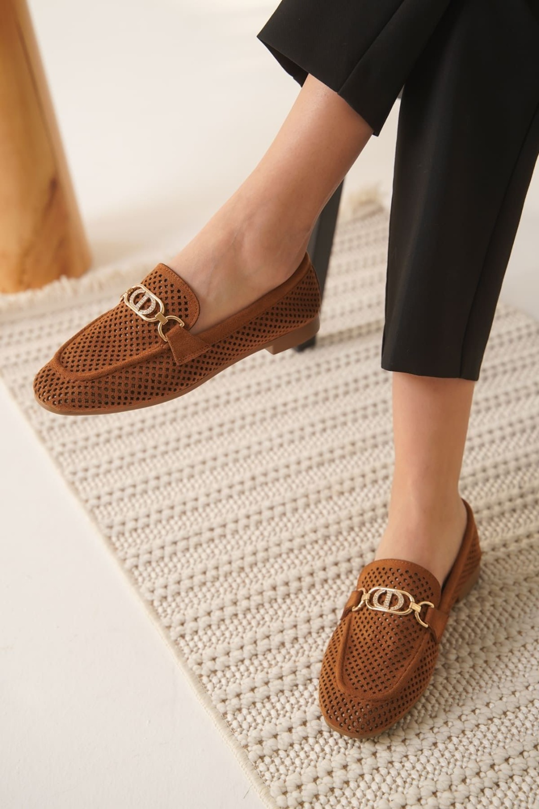 Sally Kadın Süet Taba Günlük Ayakkabı