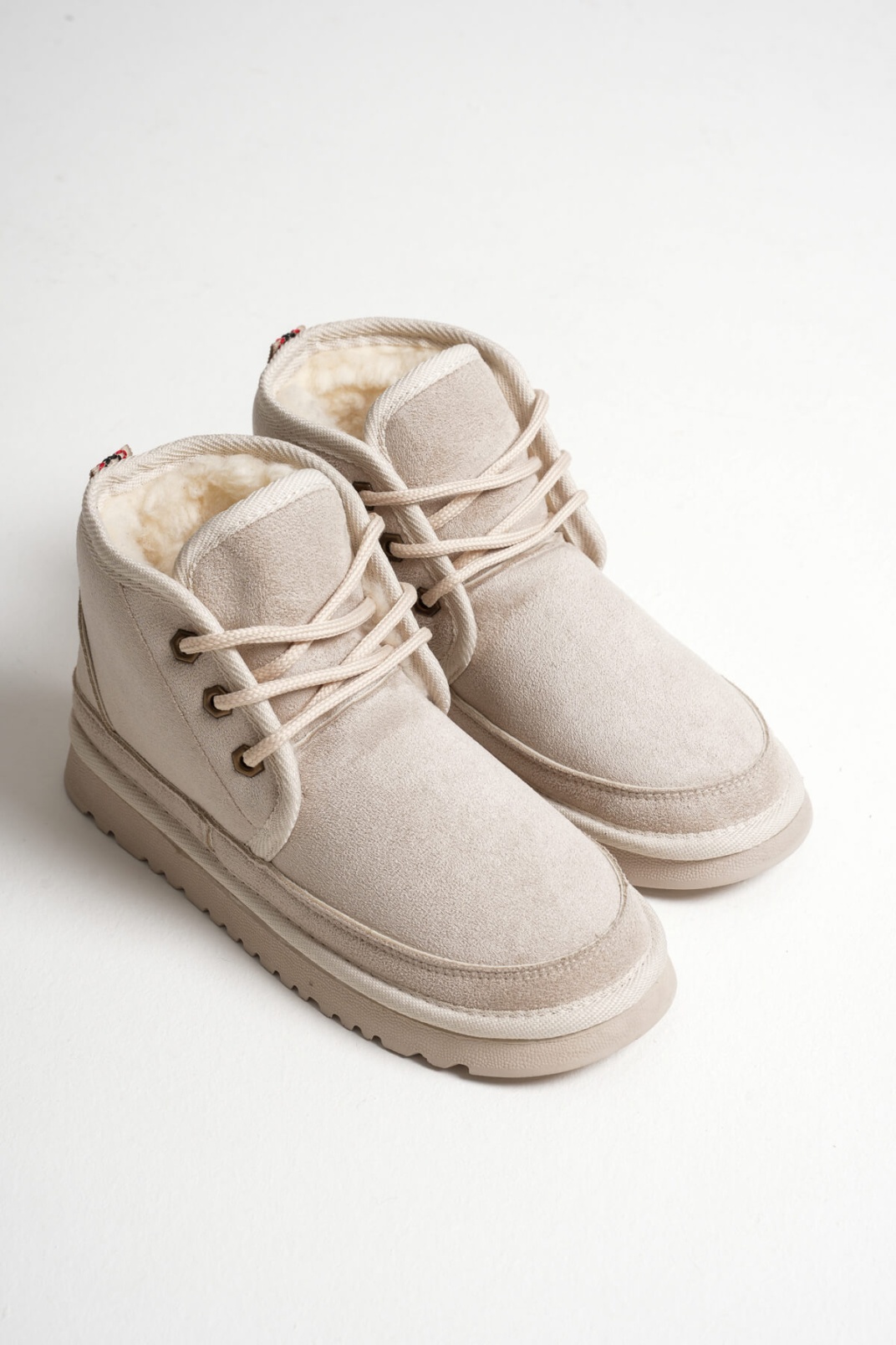 Daria Kadın Kışlık Bej İçi Kürklü Bot