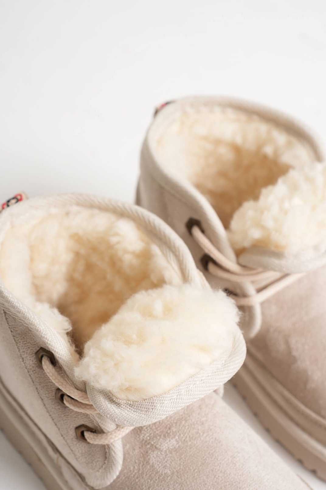 Daria Kadın Kışlık Bej İçi Kürklü Bot