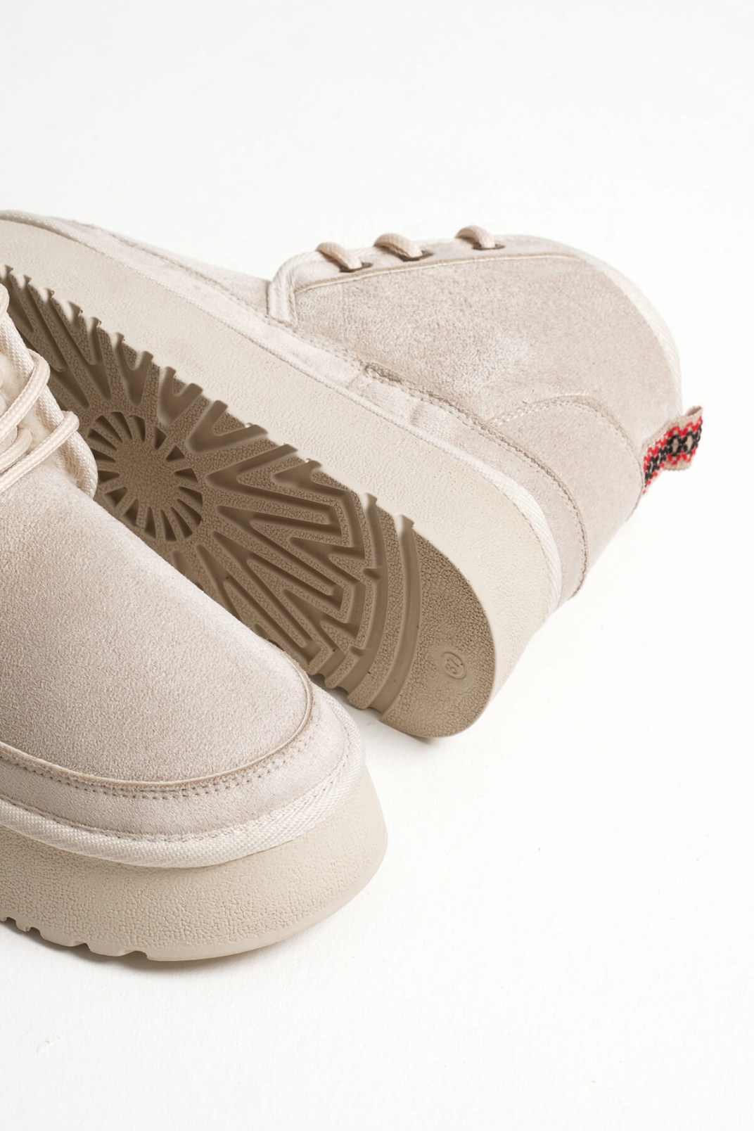 Elena Kadın Bej Kışlık İçi Kürklü Kalın Taban Bot