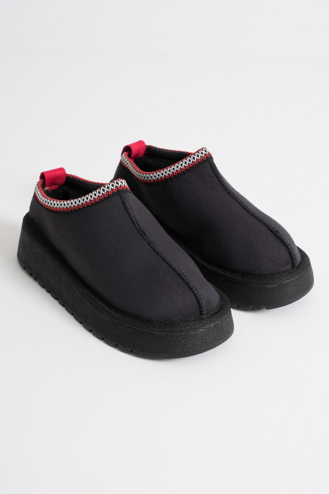 Elsa Kadın Siyah Kışlık Kürklü Terlik