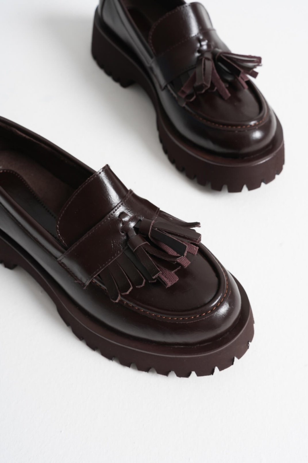 Mina Kadın Günlük Acı Kahve Loafer Ayakkabı