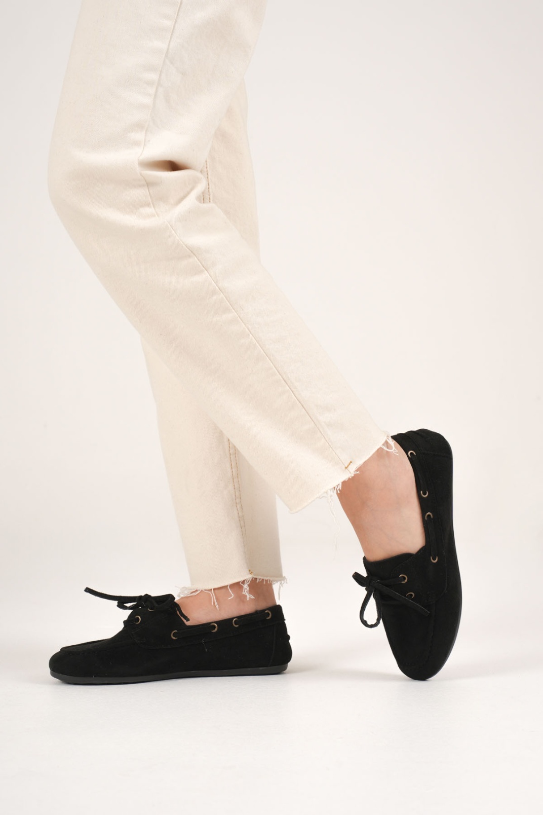 Kadın Siyah Günlük Süet Ayakkabı TR27MS06A