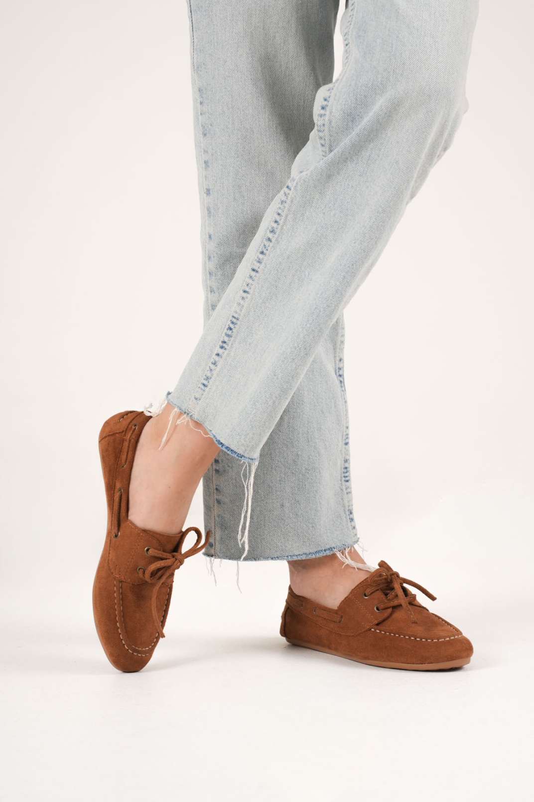 Kadın Taba Günlük Süet Ayakkabı TR27MS06C