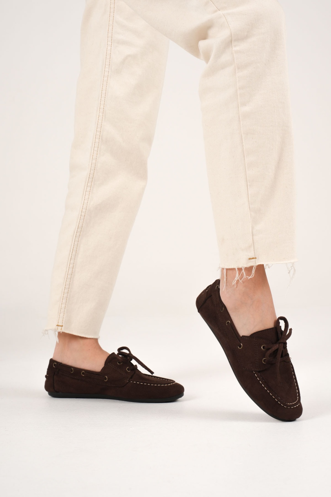 Kadın Acı Kahve Günlük Süet Ayakkabı TR27MS06E