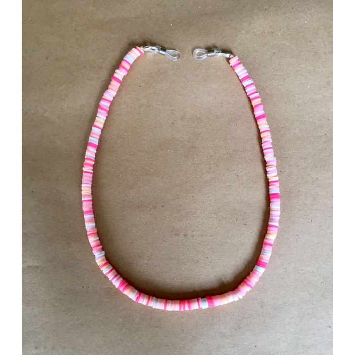 Pembe Karışık Renkli Çocuk Güneş Gözlüğü Askısı