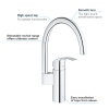 GROHE EUROSMART 2015 EVİYE BATARYASI - 33202002