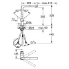 GROHE MINTA SPİRALLİ EVİYE BATARYASI 32168000