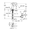 GROHE ESSENCE NEW LAVABO BATARYASI - 23462001