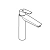 GROHE EUROSMART TEK KUMANDALI LAVABO BATARYASI XL BOYUT 23971003
