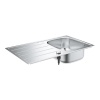 GROHE K200 EVİYE PASLANMAZ ÇELİK DAMLALIKLI