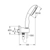 GROHE NEW TEMPESTA 100 II EL DUŞU SETİ 26406001