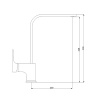 NEWARC AQUA EVİYE BATARYASI L BORULU SİYAH 941881LB