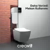 CREAVIT GÖMME REZERVUAR 3/6 ASMA KLOZET UYUMLU METAL AYAKLI GR5001