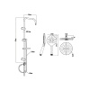 CREAVIT TEPE DUŞ SİSTEMİ KENDİNDEN TEMİZLEYİCİLİ (OVAL) SH640