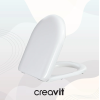 CREAVIT KC2203 TEFEN KLOZET KAPAĞI AMORTİSÖRLÜ BEYAZ