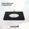 CREAVIT TEZGAH ALTI LAVABO 33*43CM BEYAZ TP211