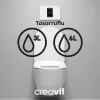 CREAVIT ARC PARLAK KROM KAPLAMA KUMANDA PANELİ GP8004