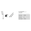 CREAVIT MAFSALLI EL DUŞ SETİ 3F(SH117)