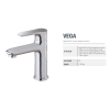 CREAVIT VEGA TEK SU GİRİŞLİ LAVABO ARMATÜRÜ VG1500
