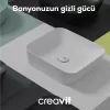 CREAVIT BASMALI SİFON ÜST TAKIMI POP UP (TAŞMASIZ) SF030
