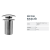 CREAVIT BASMALI SİFON ÜST TAKIMI POP UP (TAŞMASIZ) SF030