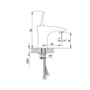 CREAVIT PLANET LAVABO ARMATÜRÜ JOYSTİCK KOLLU PL1801