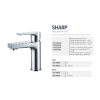 CREAVIT SHARP LAVABO ARMATÜRÜ KROM SR1500