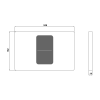 CREAVIT FOTOSELLİ KUMANDA PANELİ BEYAZ/PİLLİ FP8002