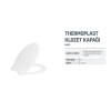 CREAVIT BASIC THERMOPLAST PLASTİK MENTEŞELİ BEYAZ KLOZET KAPAĞI KC0001.01.000E