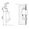 CREAVIT FOTOSELLİ PİSUVAR YIKAMA SİSTEMİ AC/DC ES4810