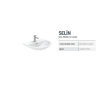 CREAVIT SELİN LAVABO BEYAZ 50X60CM SL060