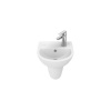 CREAVIT OVAL LAVABO DELİKLİ BEYAZ 29X35CM TP135