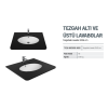 CREAVIT TEZGAH ALTI OVAL LAVABO BEYAZ 36X50CM TP216