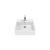CREAVIT NEXT TEZGAH ÜZERİ KARE 50 CM BEYAZ LAVABO NX256