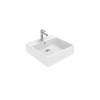 CREAVIT NEXT TEZGAH ÜZERİ KARE 50 CM BEYAZ LAVABO NX256