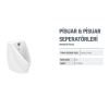 CREAVIT FLUX ANKASTRE FOTOSELLİ PİSUVAR-PİLLİ BEYAZ TP645