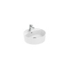 CREAVIT NICE TEZGAH ÜZERİ DELİKLİ LAVABO 45 CM BEYAZ NC046